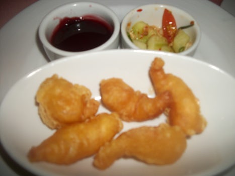 Fried Shrimp with Plum Sauce