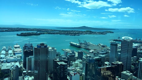 Auckland City from Sky Tower