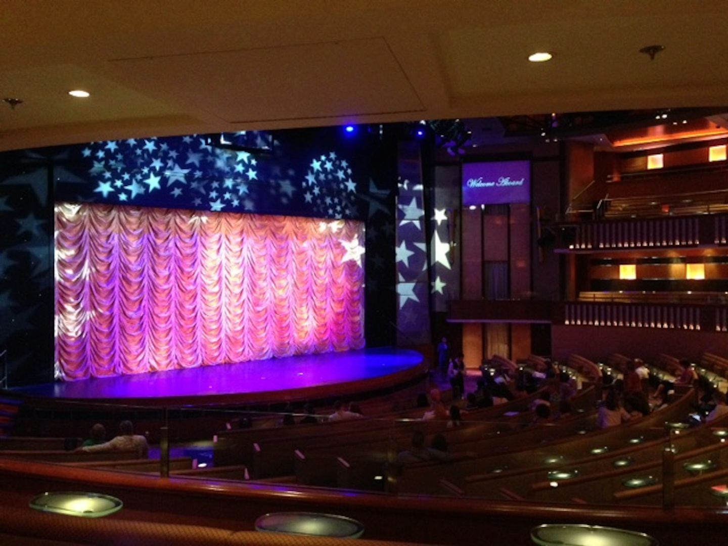 view of Celebrity Theater stage