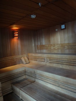 male and female saunas