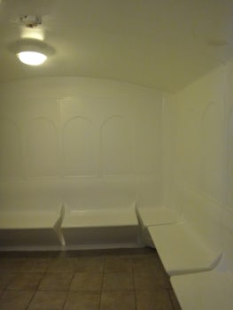 Male and female steam rooms