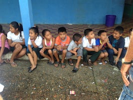 Go with Gus excursion in Guatemala. Visit to local school.