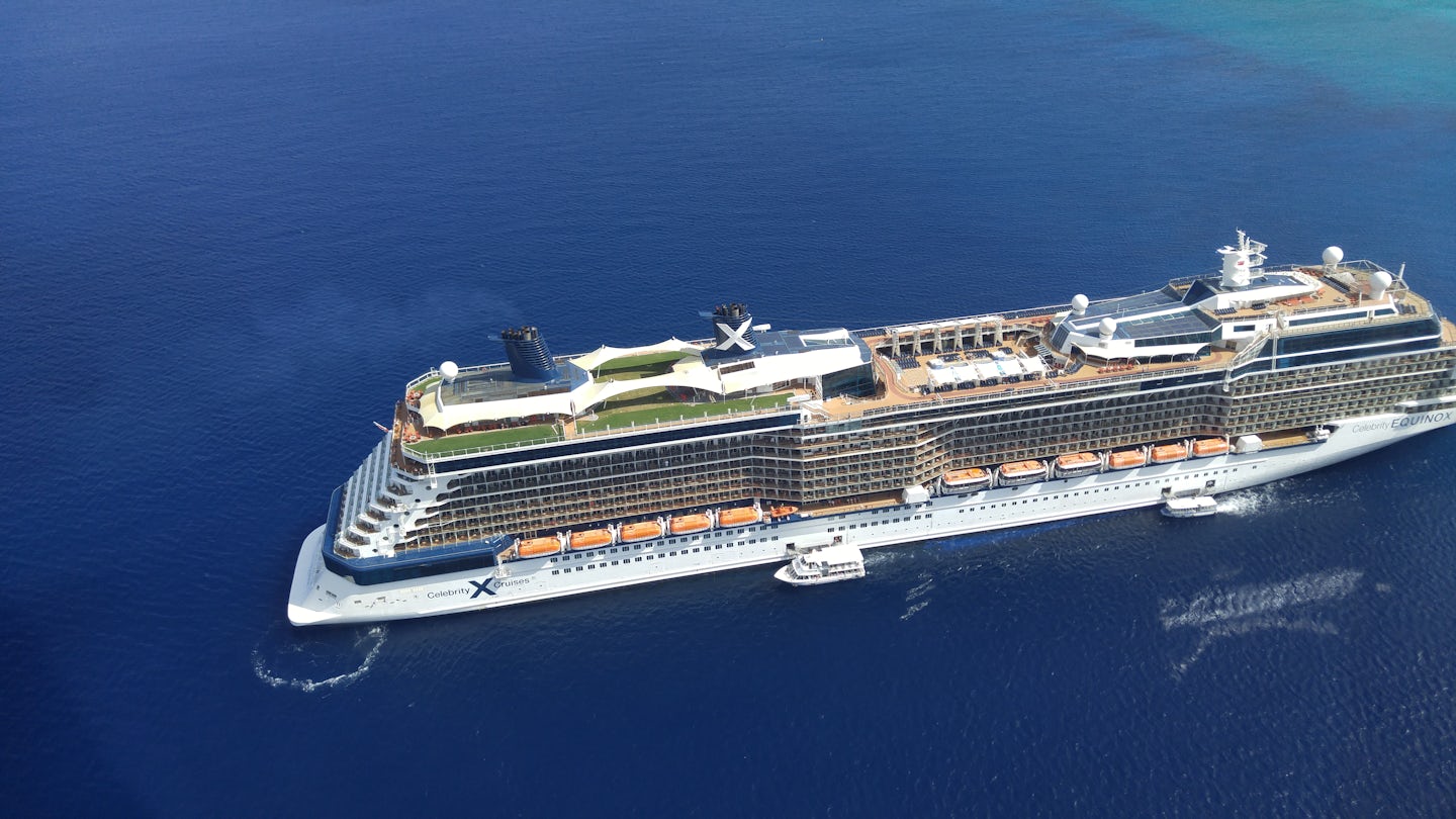 Picture of Celebrity Equinox from Cayman Island Helicopters