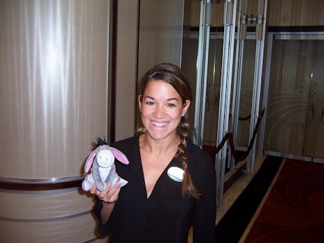 This is the lead singer of the Singers and Dancers with Eeyore, who travels with us