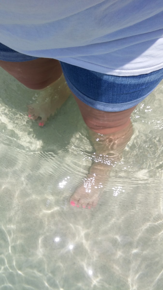 Clear water on Grand Anse beach in Grenada
