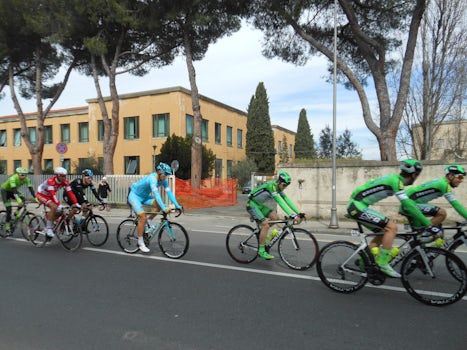 Bike race in Pisa
