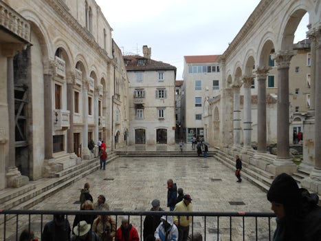 Diocletians palace in Split, Croatia