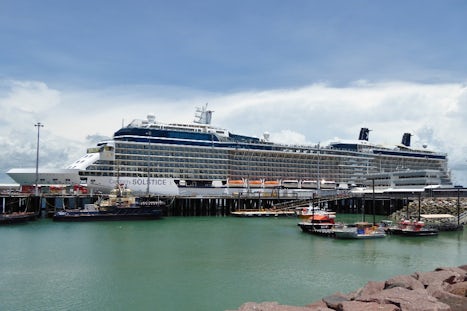 Solstice ship at port of Darwin
