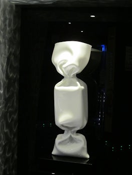 Ceramic taffy sculpture