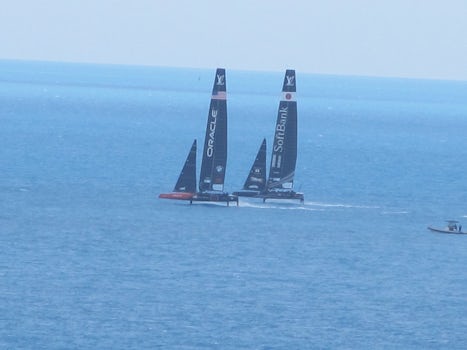 Practice for the Americas cup