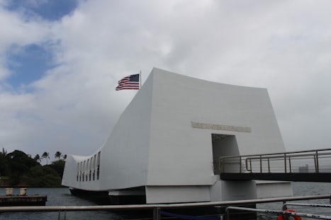 Did the USS Arizona and Mighty Mo package felt it was our duty to do the memorial being in Honolulu