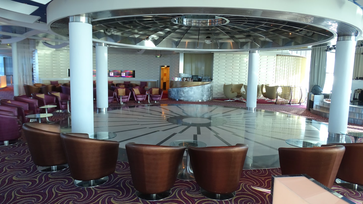Part of Sky Lounge where the Cruise Critic Meet and Greet took place. Officers were introduced by the Cruise Director. This was treated as an important event for them. The difference from Royal Caribbean was clear.