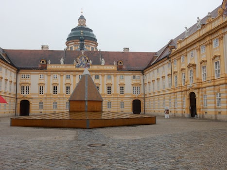 Courtyard at the Melk Abbey