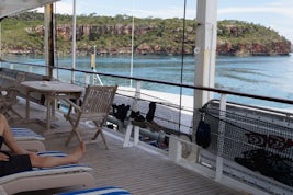 One of the back decks