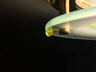 Oil dripping from our light fixture