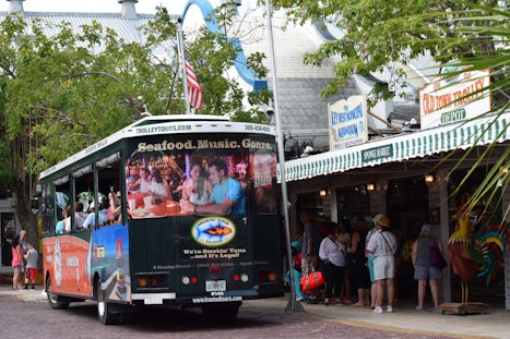 Trolley in Key West