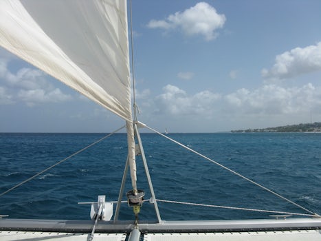 sailing in Barbados