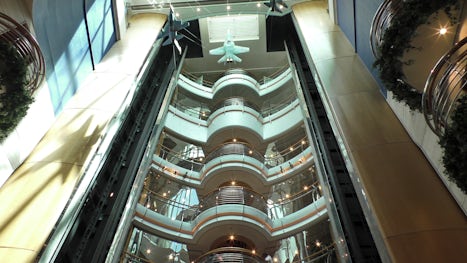The Atrium in the Freedom of the Seas