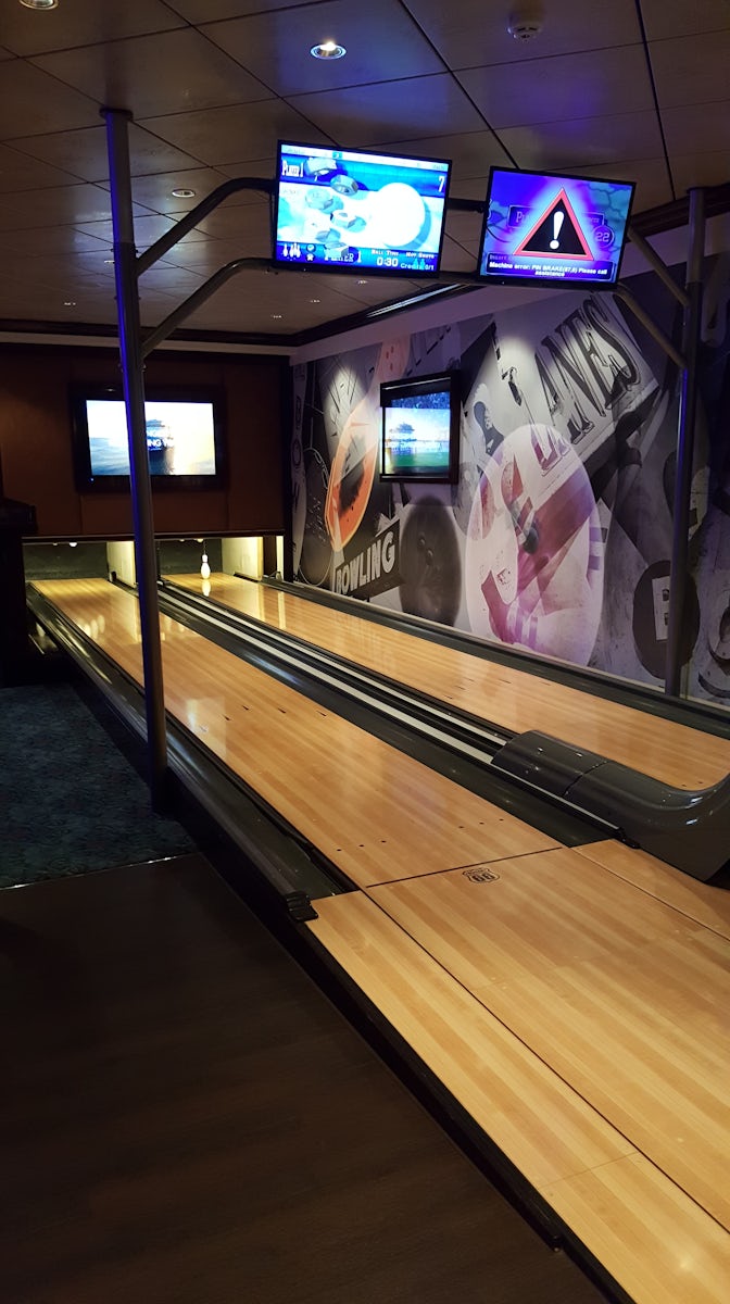 Bowling alleys. For a fee, of course.