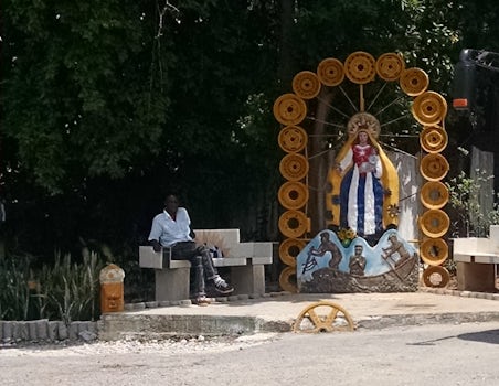 Rendition of Our Lady of Charity created at Murleando, a community outreach