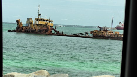 An old wreck at St Martin