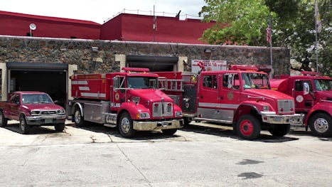 The fire department in St Thomas.