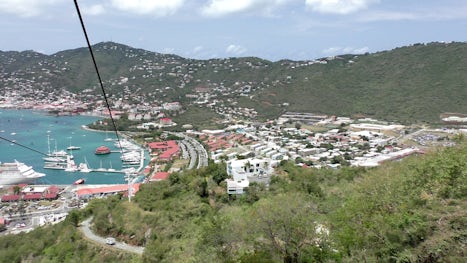 The view from Paradise Peak St Thomas. The Skyride is fantastic.