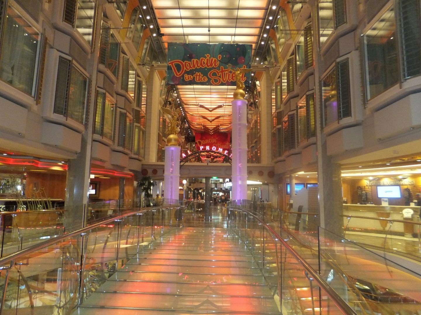 The Promenade at Freedom of the Seas