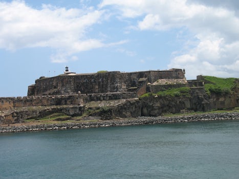 el Morro in old San Juan from the ship