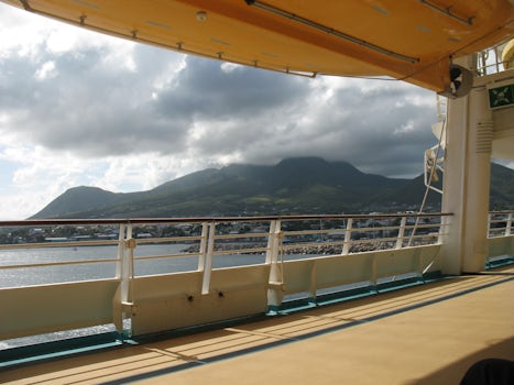 St. Kitts - one of the mountains - from deck 4
