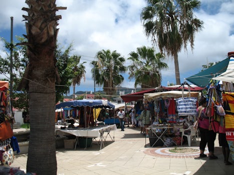 Market - French side of St. Maarten