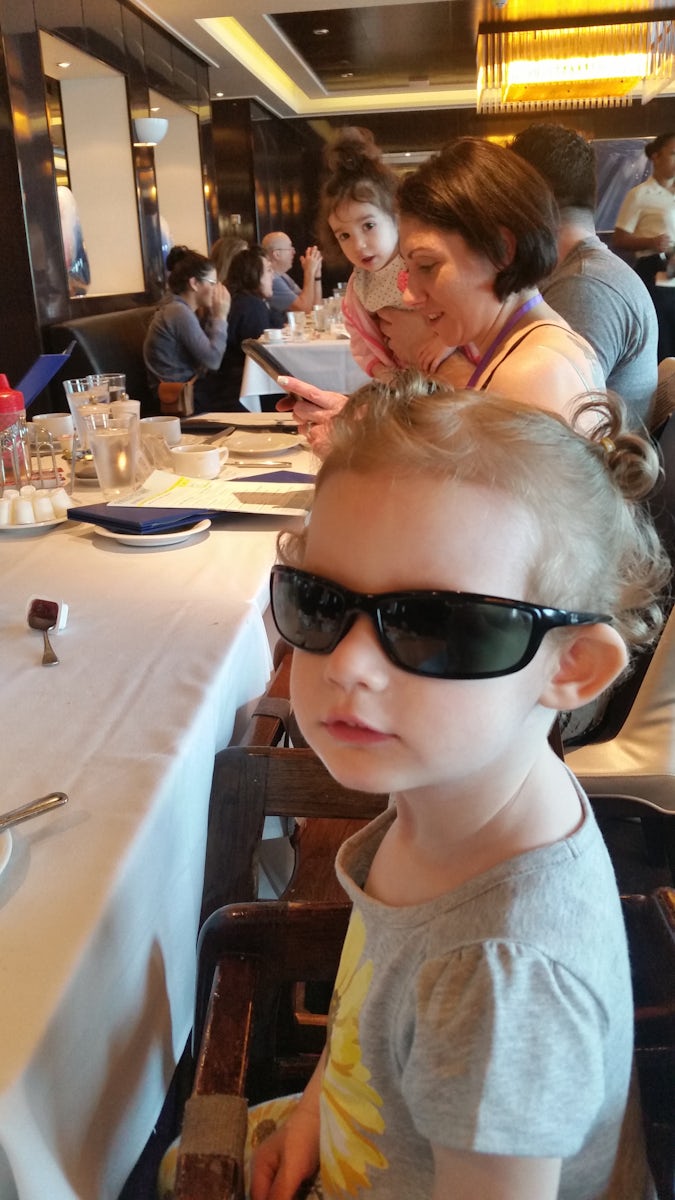 My daughter on the cruise