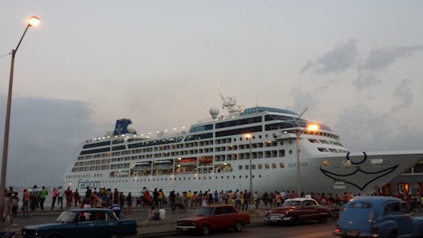The Adonia in her first cruise to Cuba
