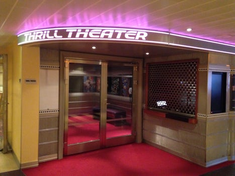 Broken Thrill Theater, NO out of order sign just locked doors the whole cruse.