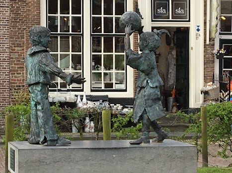 Wonderful  sculptures in Hoorn.