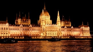 Parliament in Budapest taken our our Viking night cruise on the Danube
