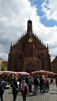 Church of Our Lady in Nuremberg with a glockenspiel