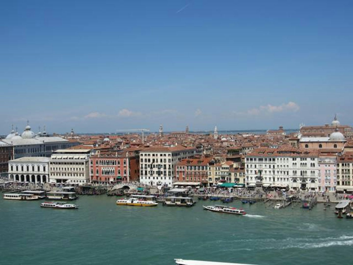 View of Venice from Cruise ship.