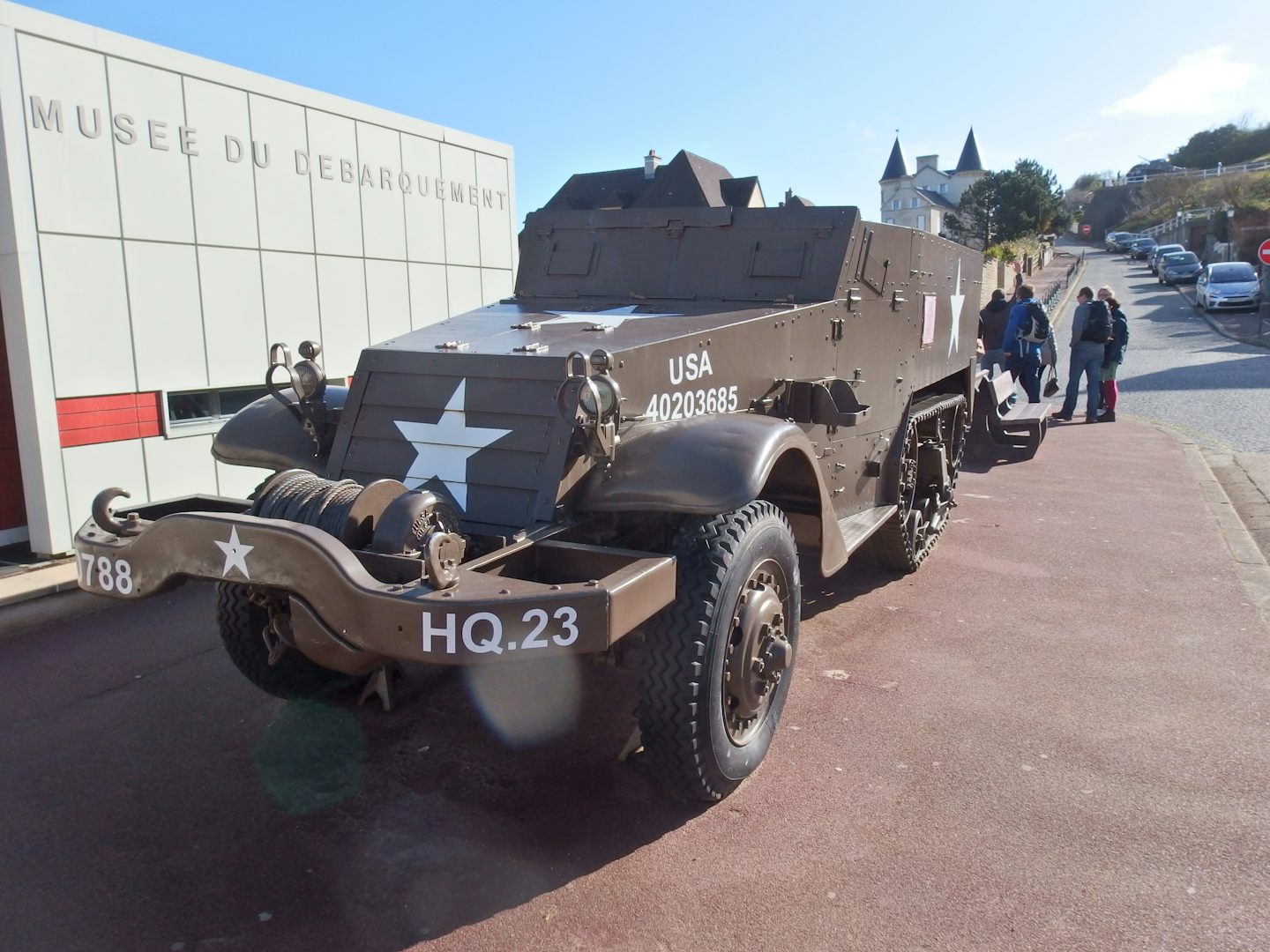 Front of the Museum at Normandy