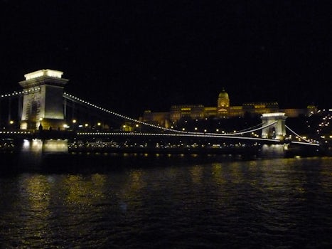 The fantastic views from the ship at night