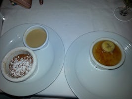 Desserts from the main dining room