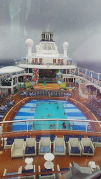 This is a photo of the bow of the ship from the Northstar.