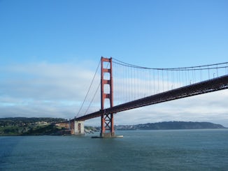 Golden Gate Bridge at embarkation