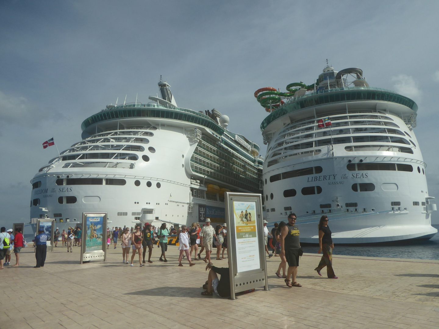In port Cozumel
