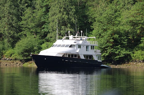 Safari Quest at anchor, Princess Louisa Inlet