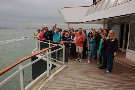 Sail away party from Venice, Italy - Penthouse 6147 Aft Deck