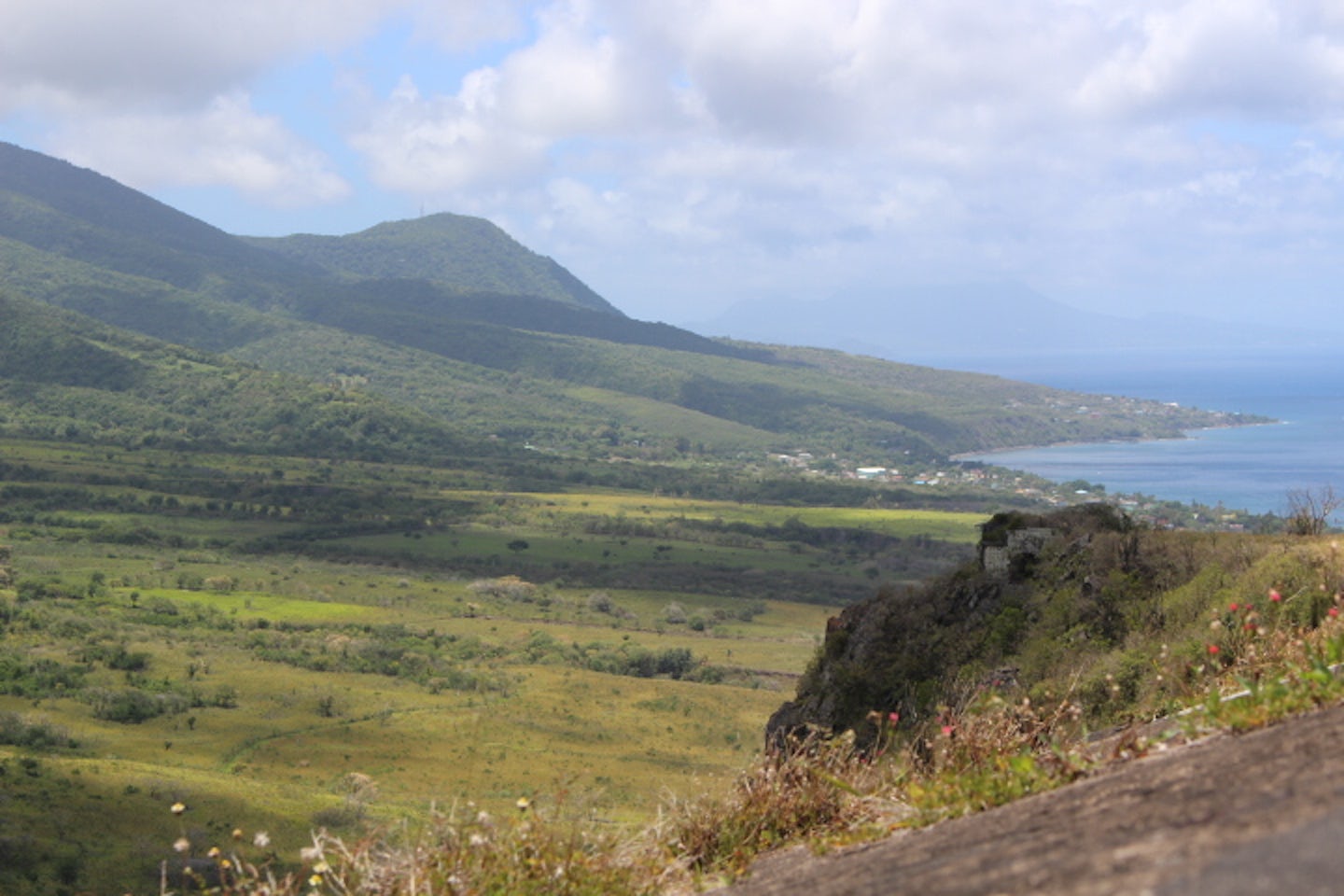 View from Brimstone Hill Fortress in St. Kitts