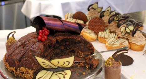 Part of the chocolate buffet