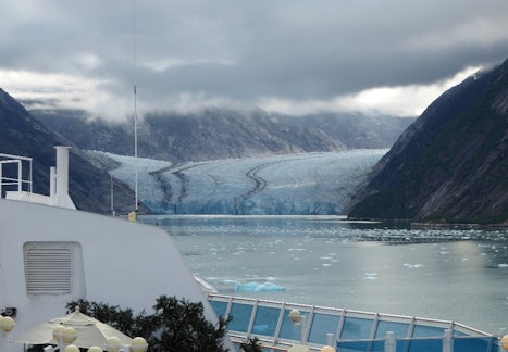 Endicott Glacier, but most thought we were at the scheduled Tracy Arm.