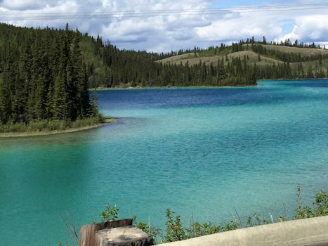 Emerald Lake in the Yukon Territory (driving from Skagway)